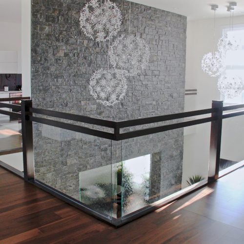 Double Railing With Glass